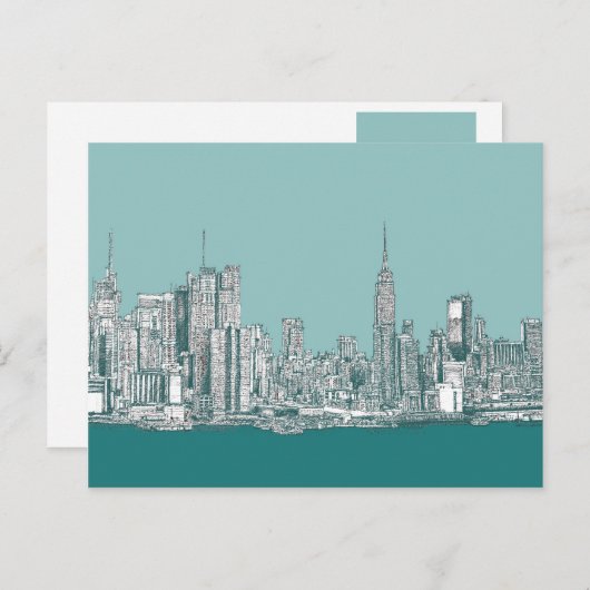 New York Briefkaart (Voorkant / Achterkant)