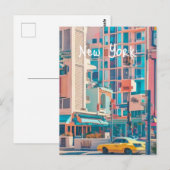 New York Briefkaart (Voorkant / Achterkant)