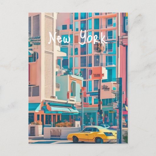 New York Briefkaart (Voorkant)