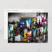 New York Briefkaart  (Voorkant / Achterkant)