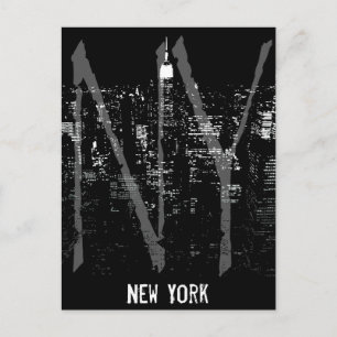 New York Briefkaart Cityscape New York Souvenir Ca