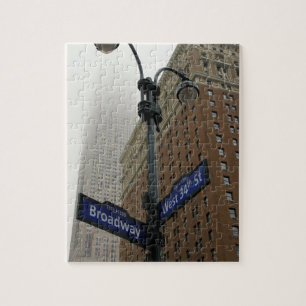 New York - Broadway en 34 - 8 x 10 - 110 pcs. Legpuzzel