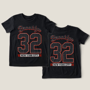 New York Brooklyn atletiek typografie grafisch ont Tri-Blend Shirt