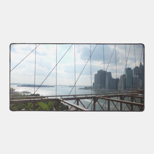 New York, Brooklyn Bridge Desk Mat (Voorkant)