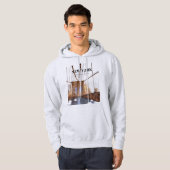 New York Brooklyn Bridge Hoodie (Voorkant volledig)