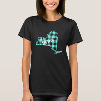 New York Buffalo Pset Home Land USA Blauwgroen T-shirt