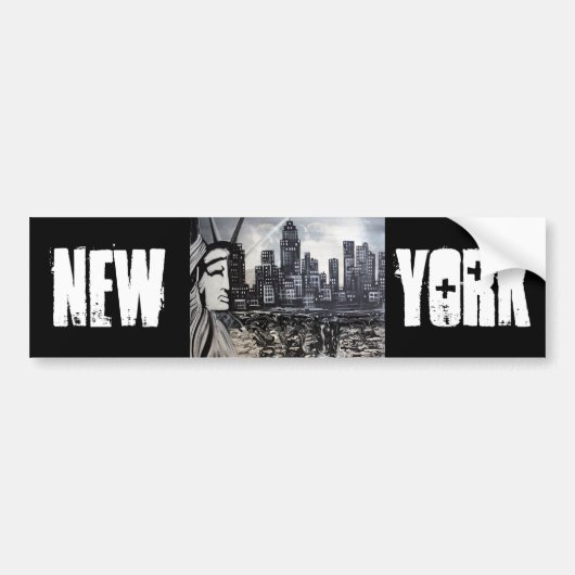New York Bumpersticker (Voorkant)