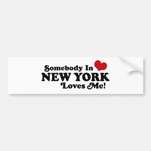 New York Bumpersticker (Voorkant)
