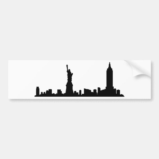 New York Bumpersticker (Voorkant)