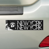 New York Bumpersticker Statue of Liberty Stickers (Op auto)