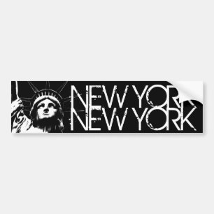 New York Bumpersticker Statue of Liberty Stickers
