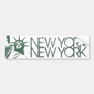 New York Bumpersticker Statue of Liberty Stickers