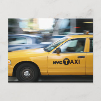 New York Cab Briefkaart