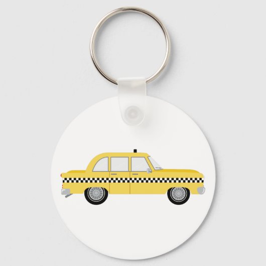New York Cab Sleutelhanger (Voorkant)