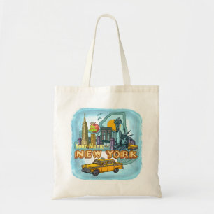 New York Canvas tas