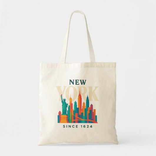New York Canvas tas (Voorkant)