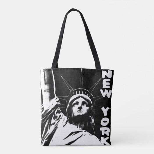 New York Canvas tas Cool Personalized NYC Bag (Achterkant)