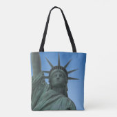 New York Canvas tas Custom Statue of Liberty Bag (Achterkant)