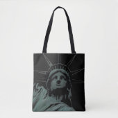 New York Canvas tas Custom Statue of Liberty Bag (Voorkant)