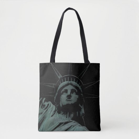 New York Canvas tas Custom Statue of Liberty Bag (Voorkant)