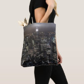 New York Canvas tas Personalized NYC City Lights B (Dichtbij)