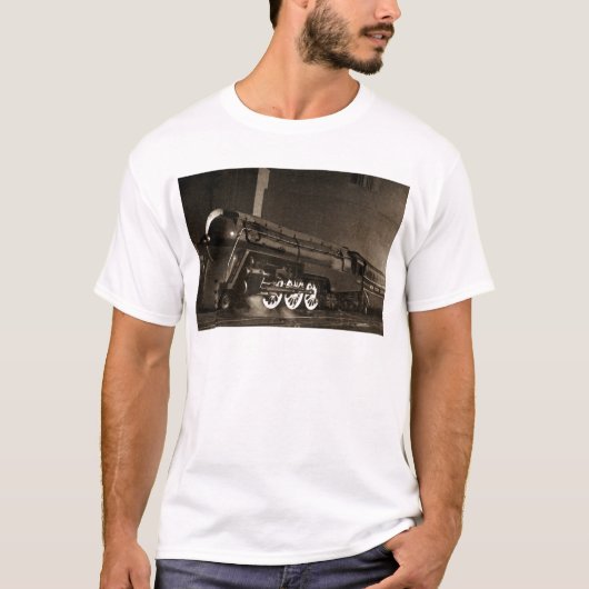 New York Central  Art Deco Train T-shirt (Voorkant)