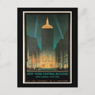 New York Central Building, februari 1930 Briefkaart