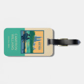 New York Central Park Bank Bagagelabel (Achterkant horizontaal)