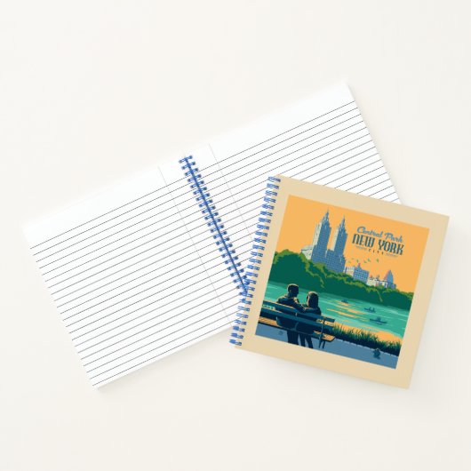 New York Central Park Bank Notitieboek (Binnen)