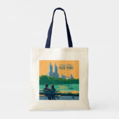 New York Central Park Bank Tote Bag (Achterkant)