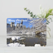 New York Central Park Skyline Modèle de Noël (Debout devant)