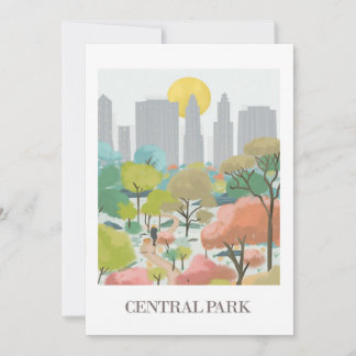 New York, Central Park Wenskaarten Feestdagenkaart