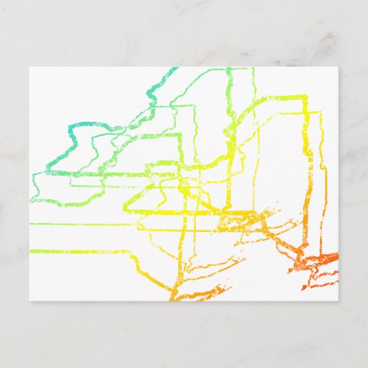 new york chill blur briefkaart (Voorkant)