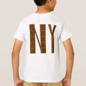 NEW YORK CHOCOLAT T-shirt blanc DOS (Dos)