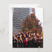 NEW YORK CHRISTMAS FEESTDAGENKAART (Voorkant / Achterkant)