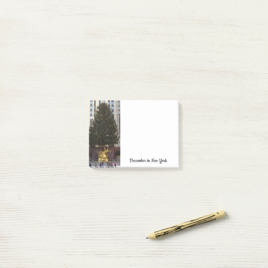 New York Christmas Tree Post-it® notes (Op bureau)
