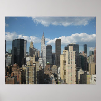 New York Chrysler Building Poster