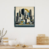 New York City 2 Poster (Keuken)