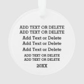 NEW YORK City 3 Ornament (achterkant)