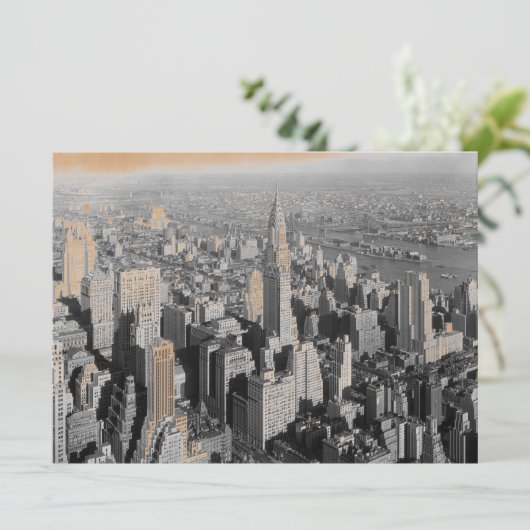 New York City 5.5 x 6.5 Uitnodiging (Staand voorkant)