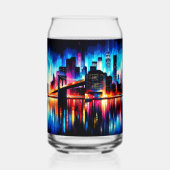 New York City Abstract 1103 Blikvorm Glas (Rechts)