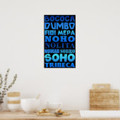 New York City Acronyms Poster (Keuken)