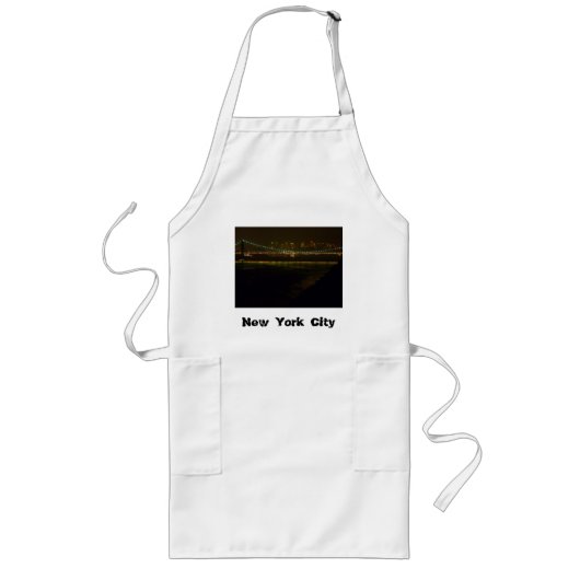 New York City Apron Lang Schort (Voorkant)