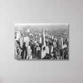  New York City Art Deco Skyscraper Canvas Afdruk (Voorkant)