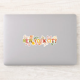 New York City Autumn Sticker