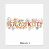 New York City Autumn Sticker (Vel)