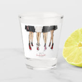 New York City Bachelorette Mode Shot Glas (Voorkant)