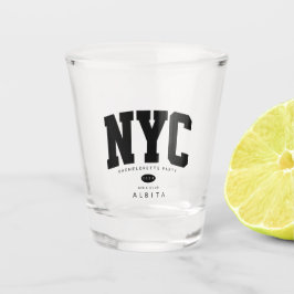 new york city bachelorette shot glas