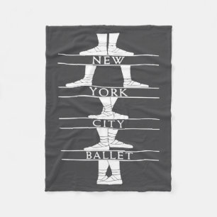 New York City Ballet Klik Fleece Deken