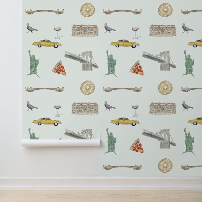 New York City Behang (Applicatie)